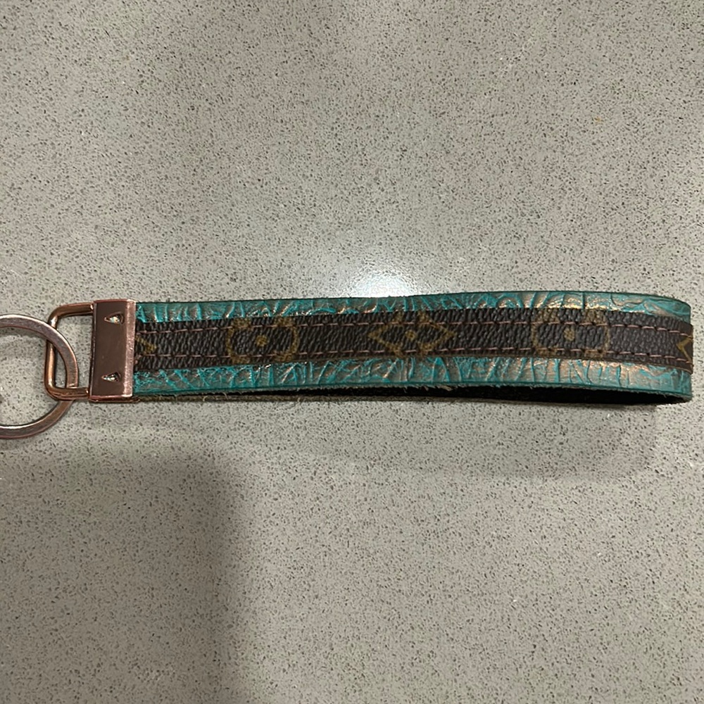 Louis Vuitton accent keychain wristlet